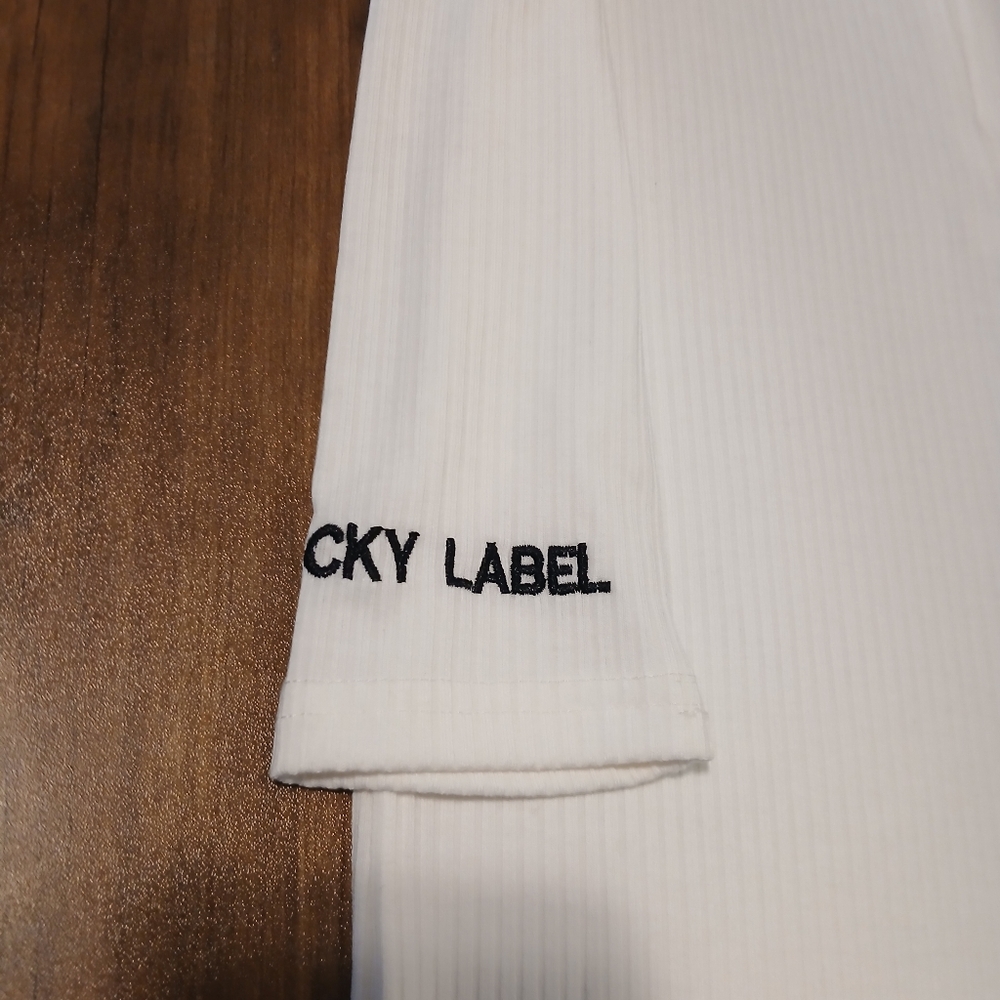 ‼️SOLD‼️White Ribbed Jumpsuit - Picture 2 of 3